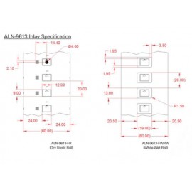 ALIEN SIT RFID WHITE WET INLAY (ALN-9613, HIGGS-3)